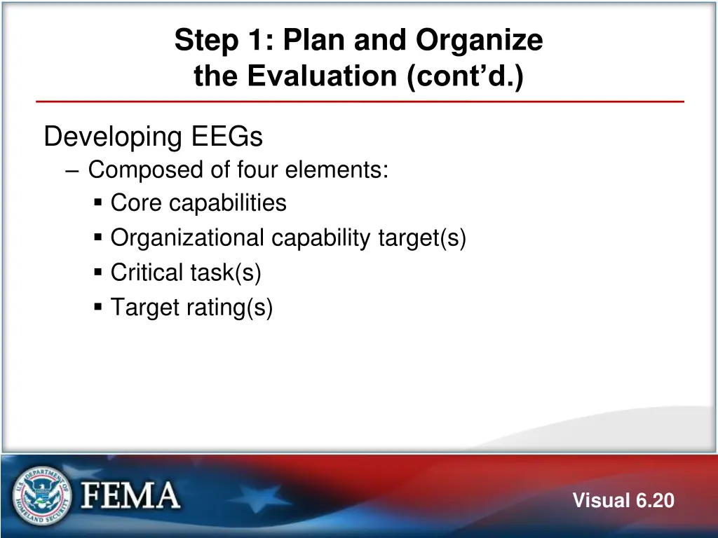 step 1 plan and organize the evaluation cont d 11