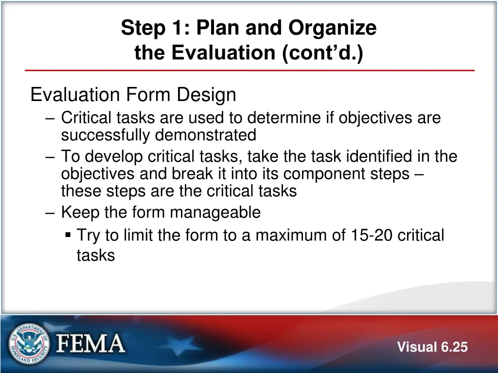 step 1 plan and organize the evaluation cont d 16