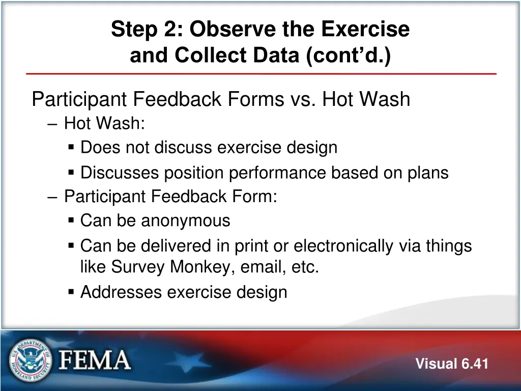 step 2 observe the exercise and collect data cont 10