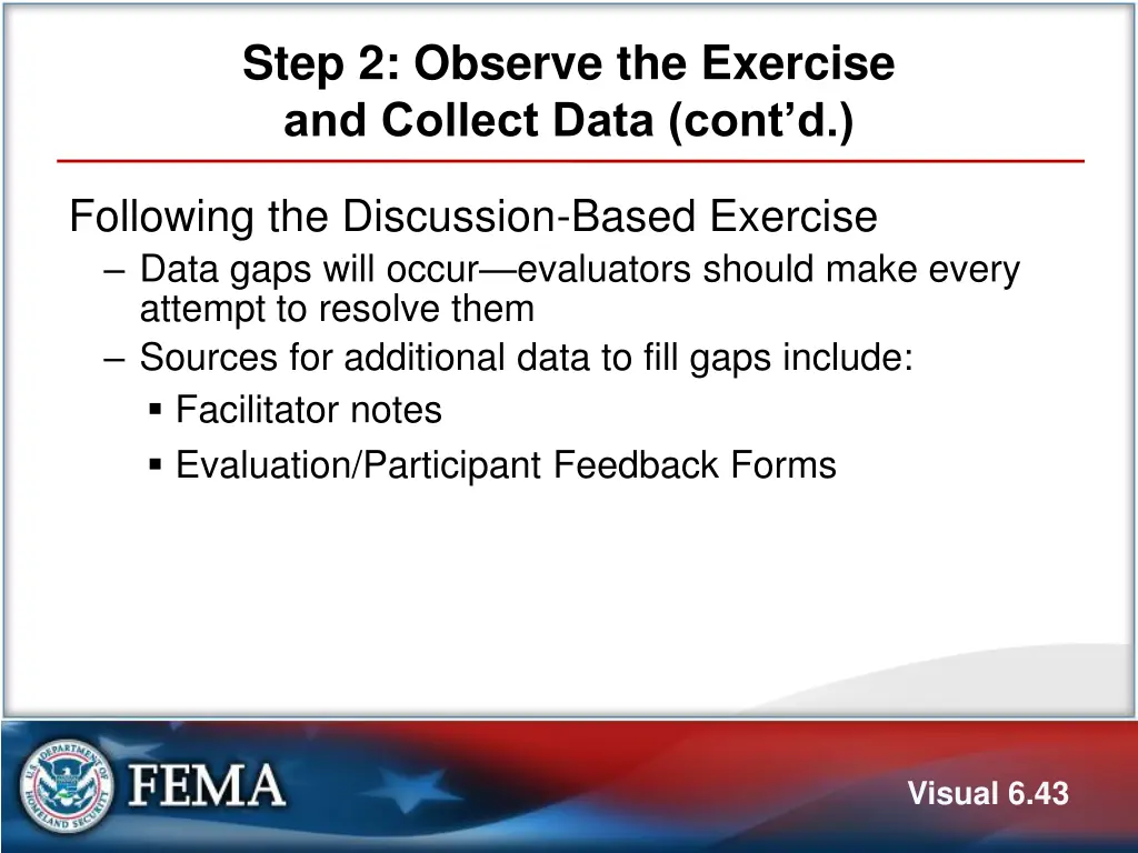 step 2 observe the exercise and collect data cont 12