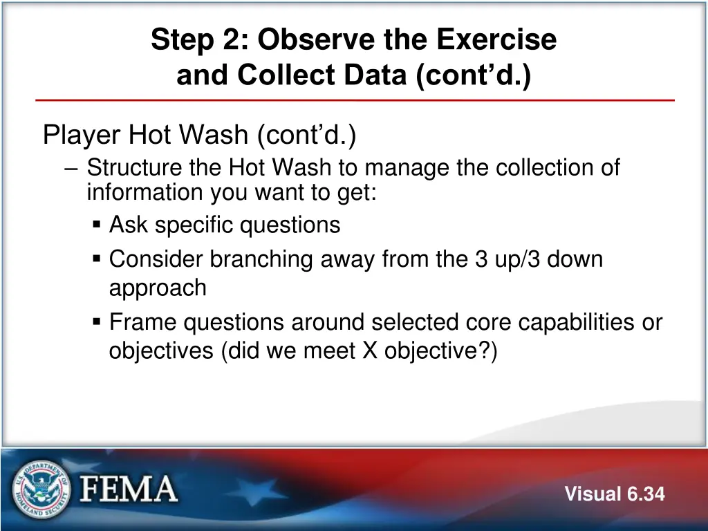 step 2 observe the exercise and collect data cont 4