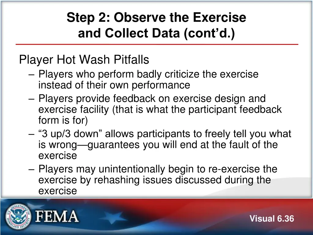 step 2 observe the exercise and collect data cont 6