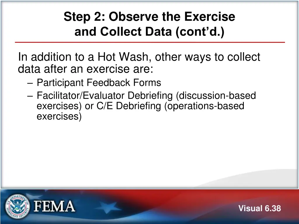 step 2 observe the exercise and collect data cont 7