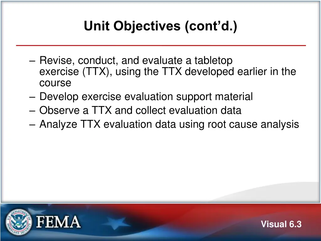 unit objectives cont d