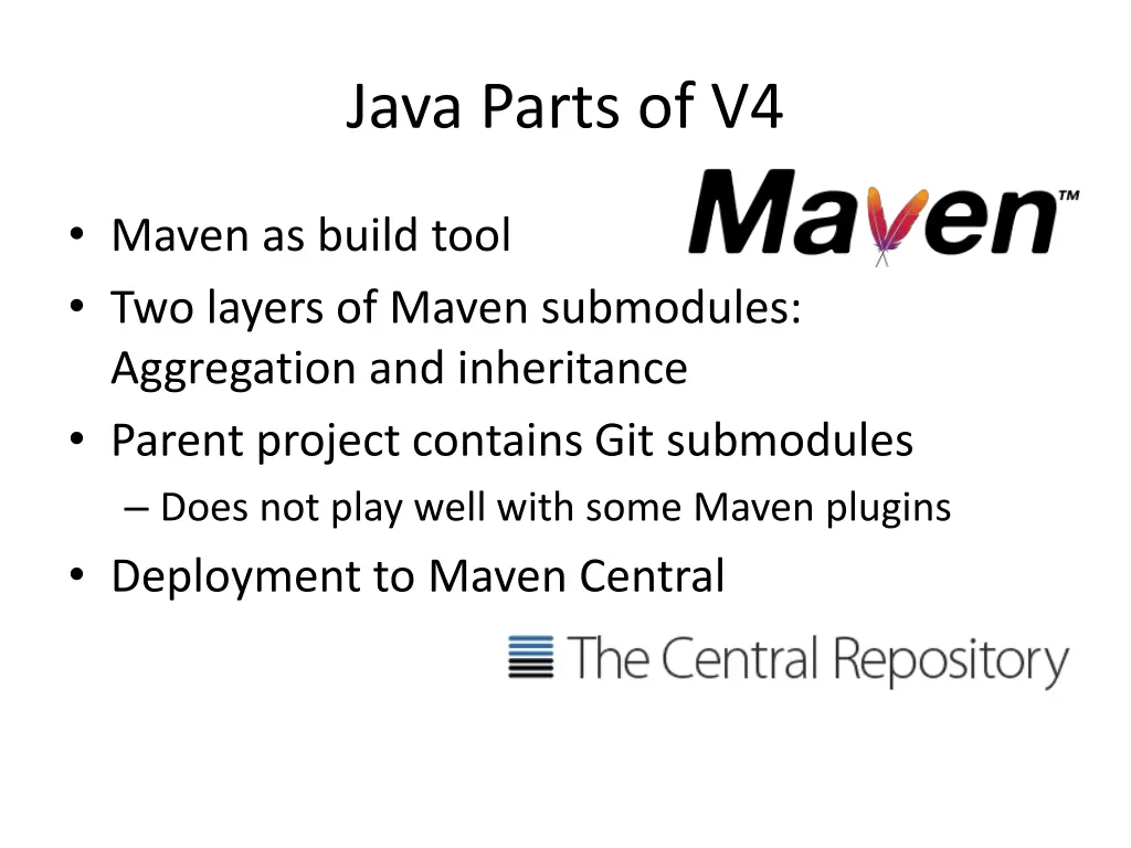 java parts of v4