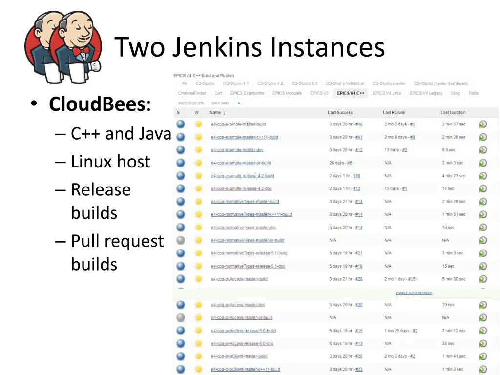 two jenkins instances