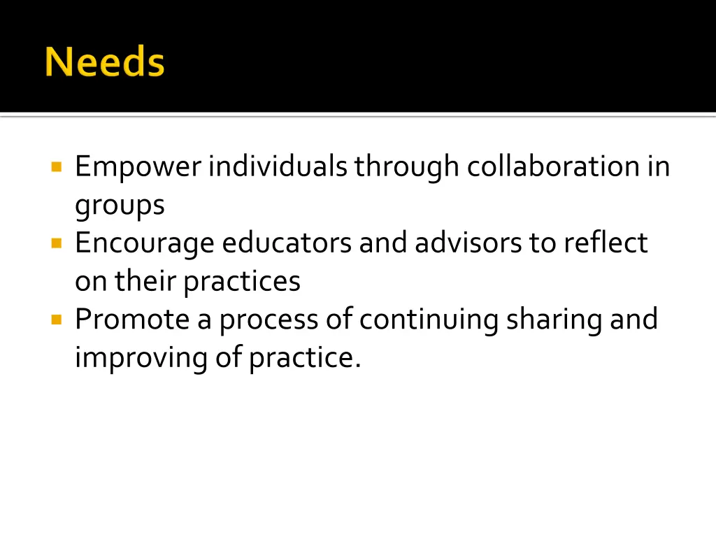 empower individuals through collaboration