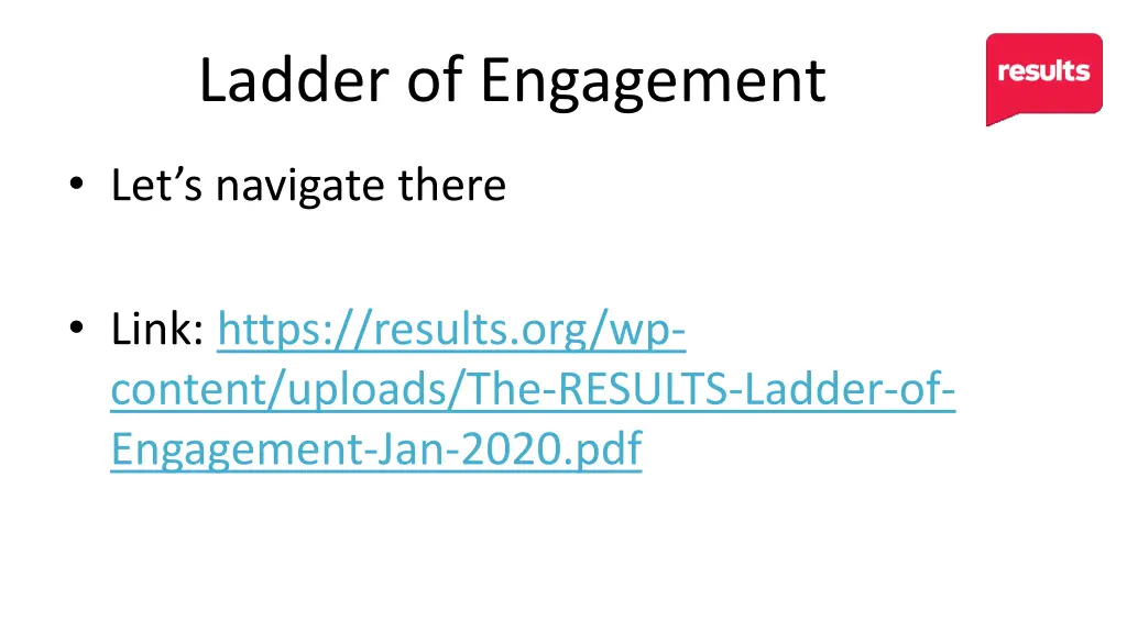 ladder of engagement