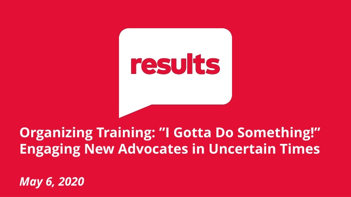 organizing training i gotta do something engaging