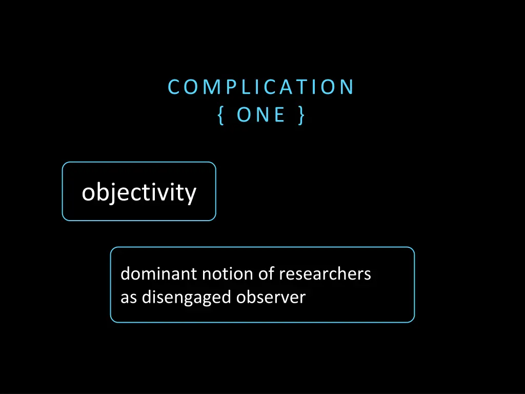 complication one
