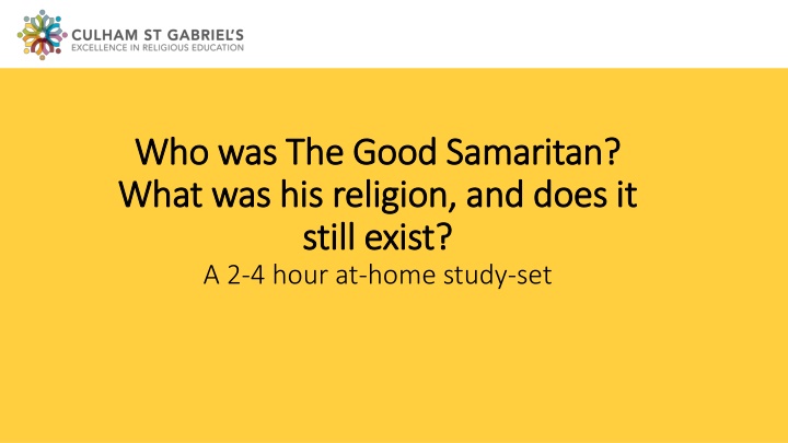 who was the good samaritan who was the good