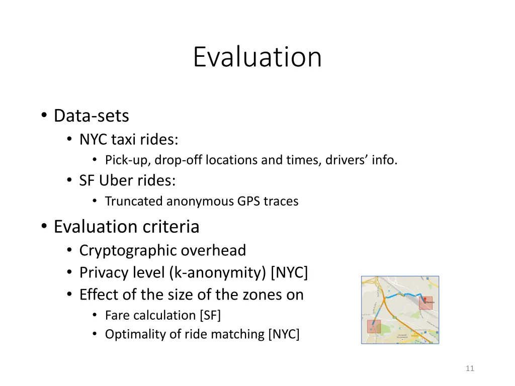 evaluation