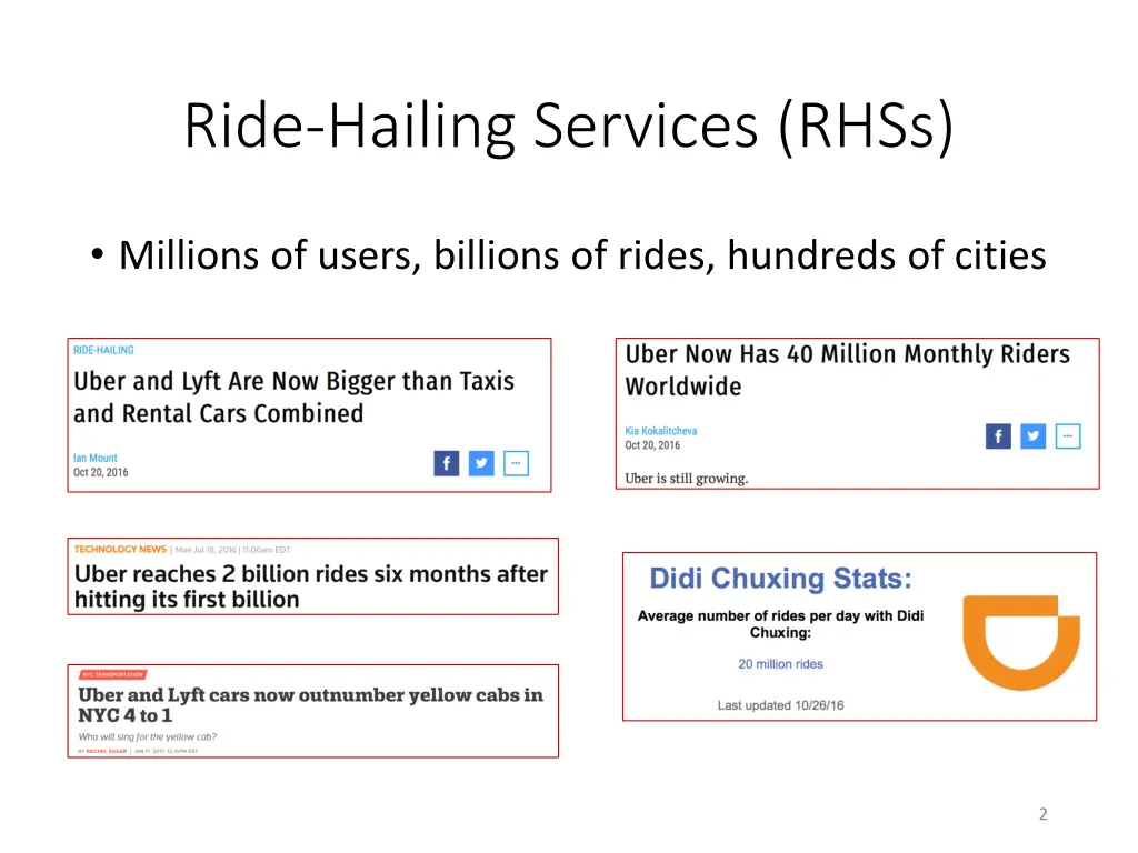 ride hailing services rhss