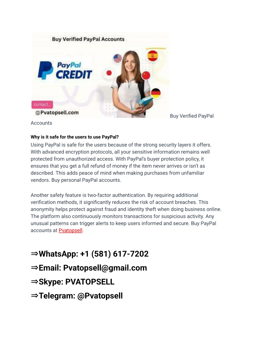 buy verified paypal