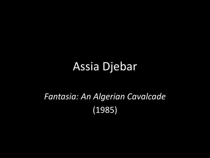 assia djebar