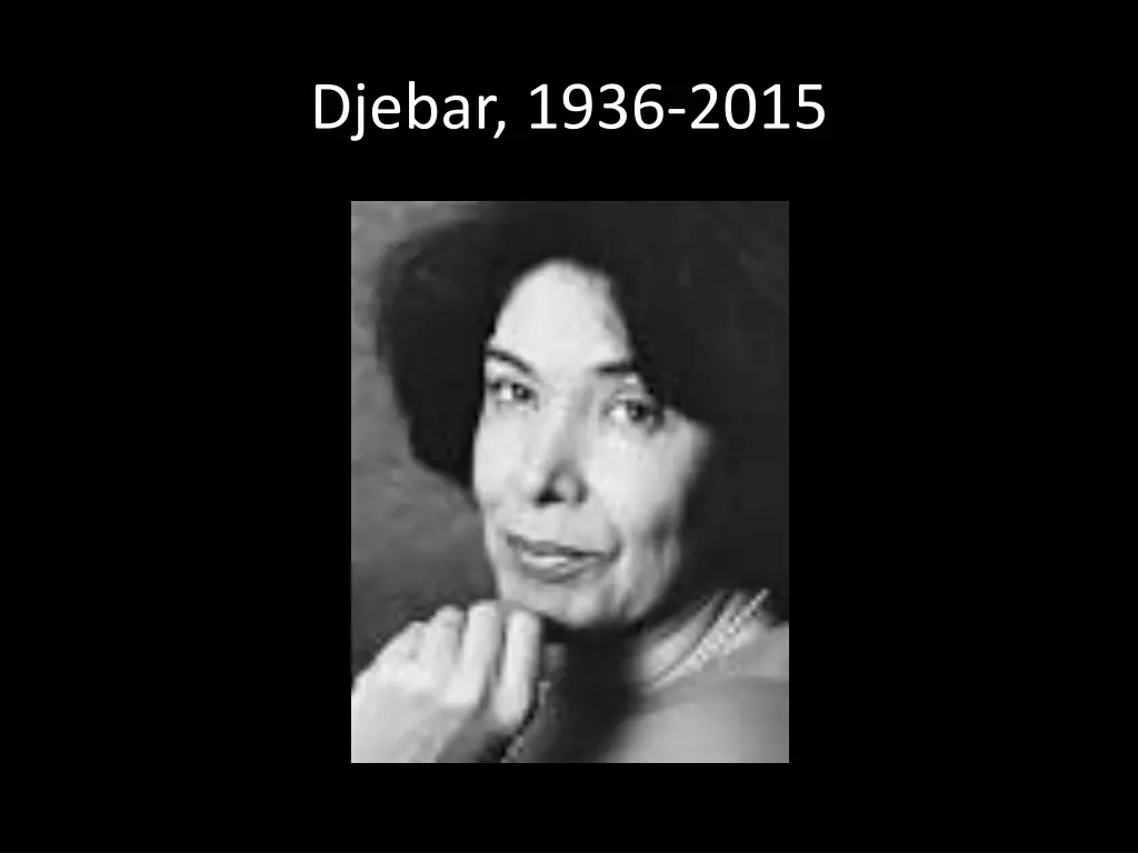 djebar 1936 2015