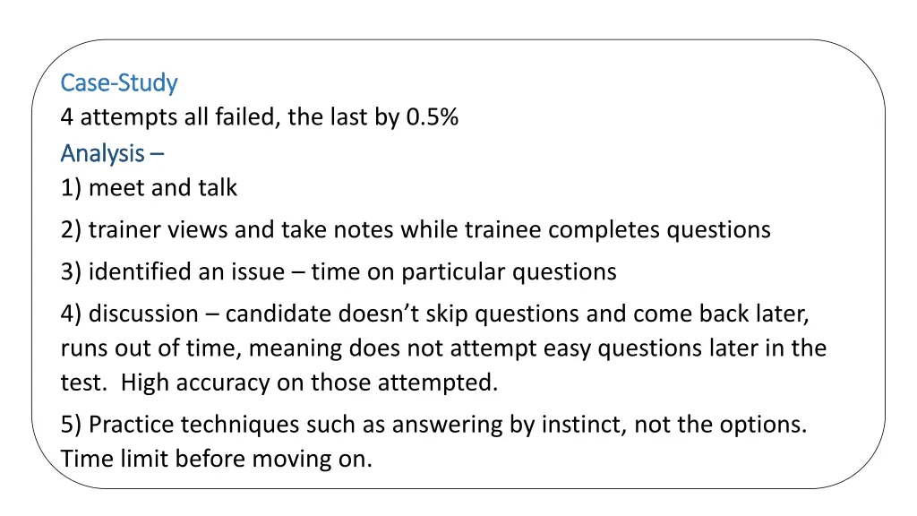 case case study study 4 attempts all failed