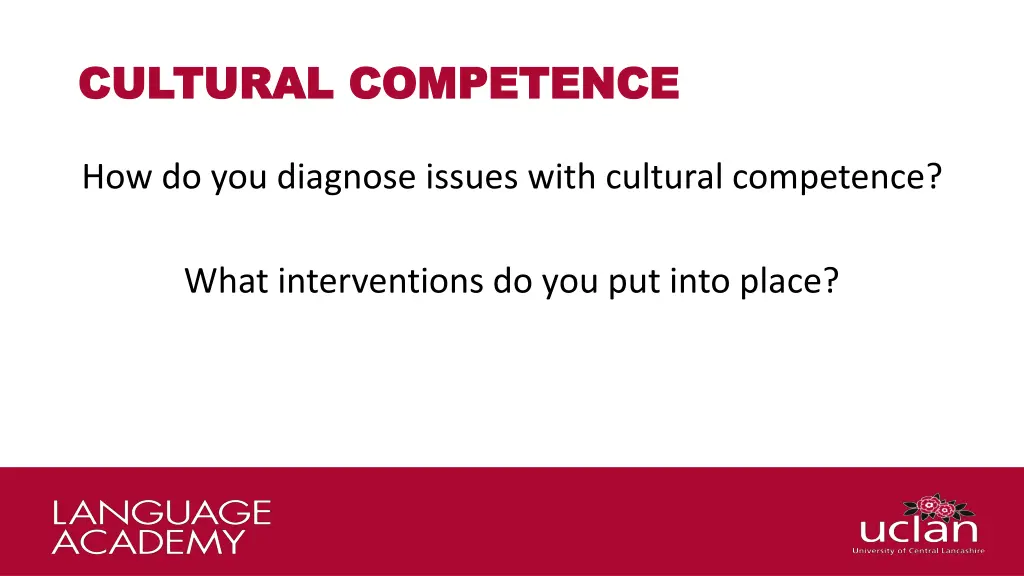 cultural competence cultural competence