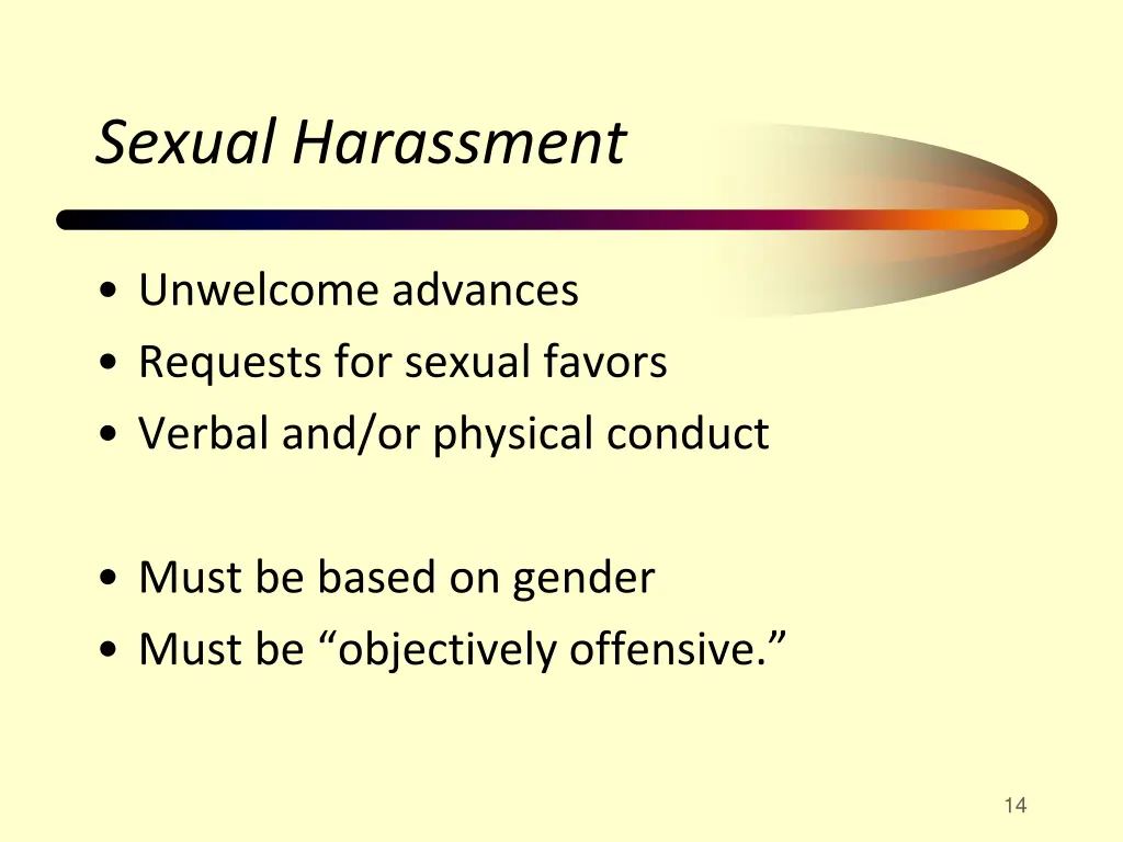 sexual harassment