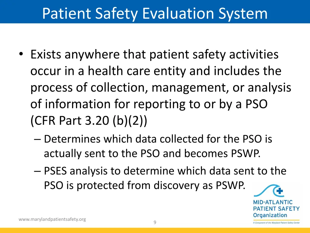 patient safety evaluation system