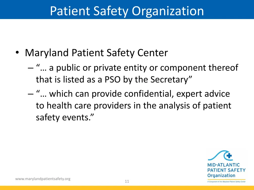 patient safety organization