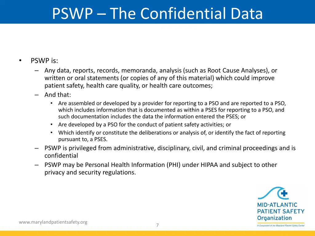 pswp the confidential data