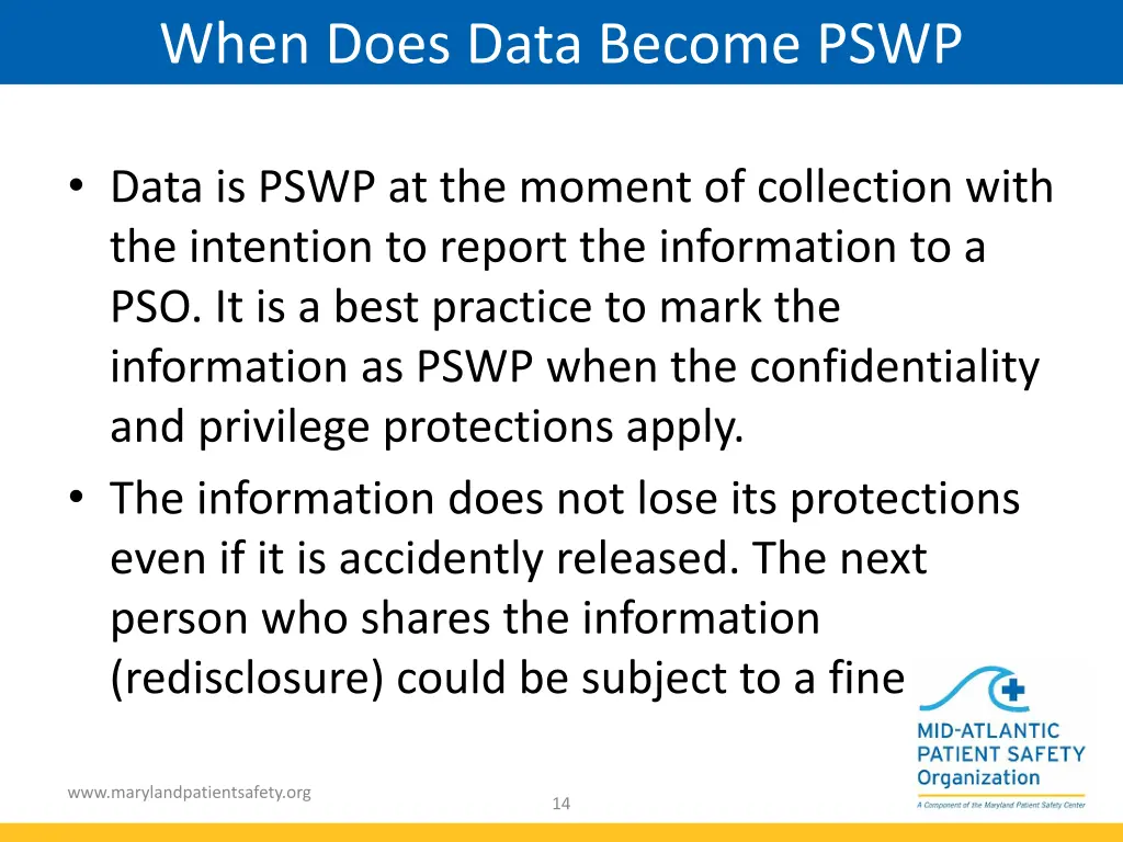 when does data become pswp