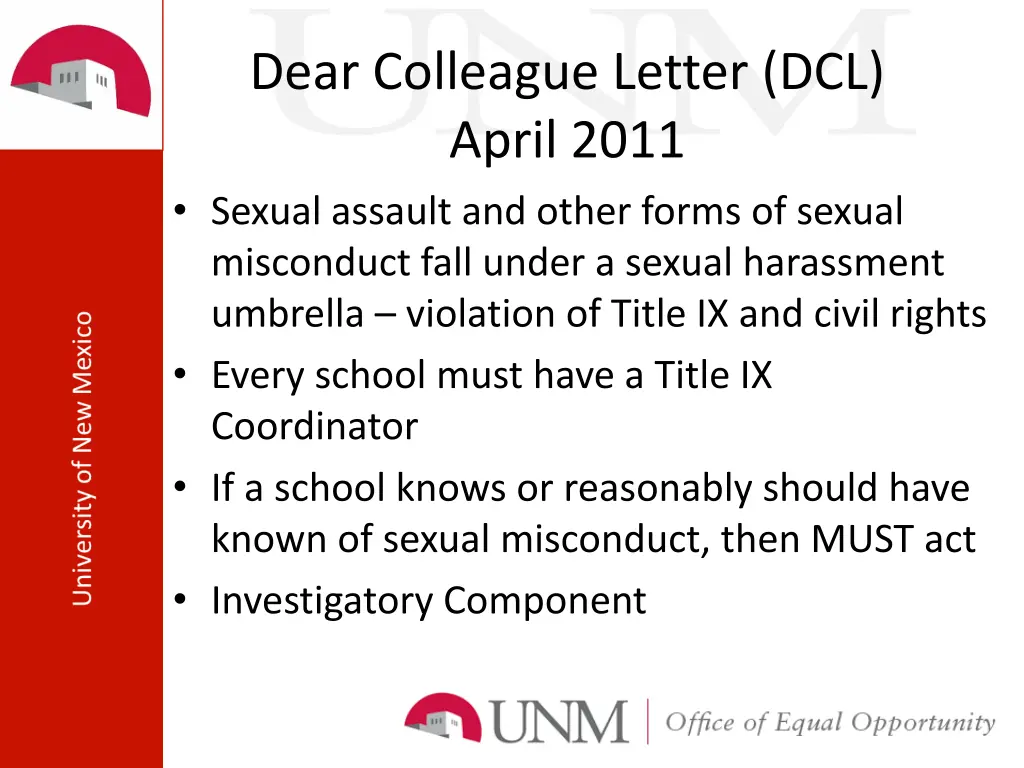 dear colleague letter dcl april 2011 sexual