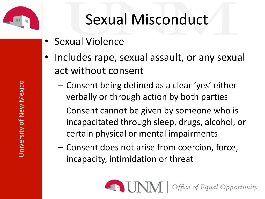 sexual misconduct