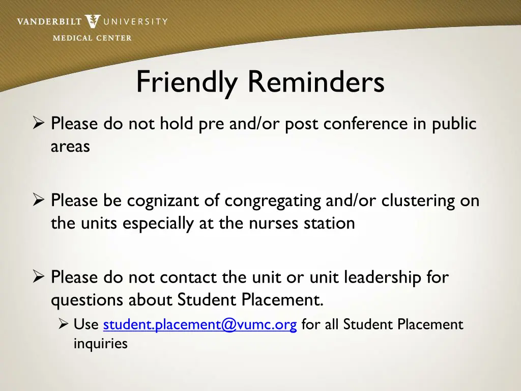 friendly reminders