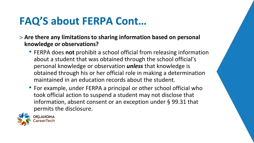 faq s about ferpa cont 1