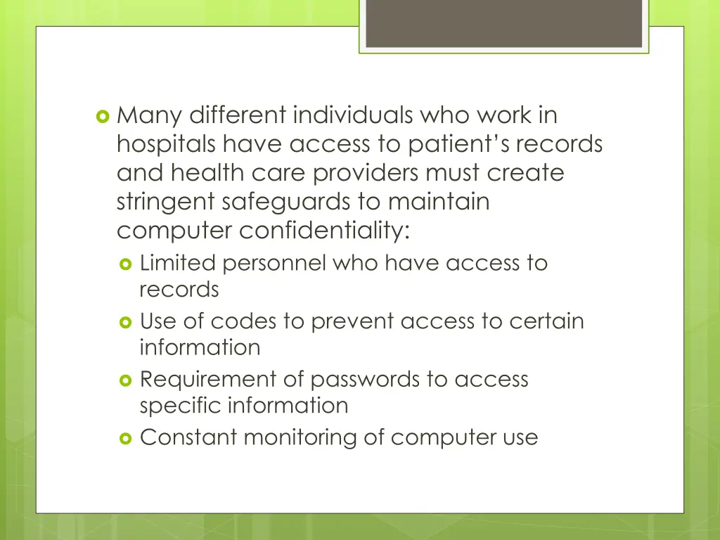 many different individuals who work in hospitals