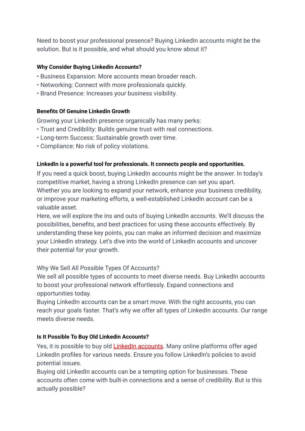 need to boost your professional presence buying