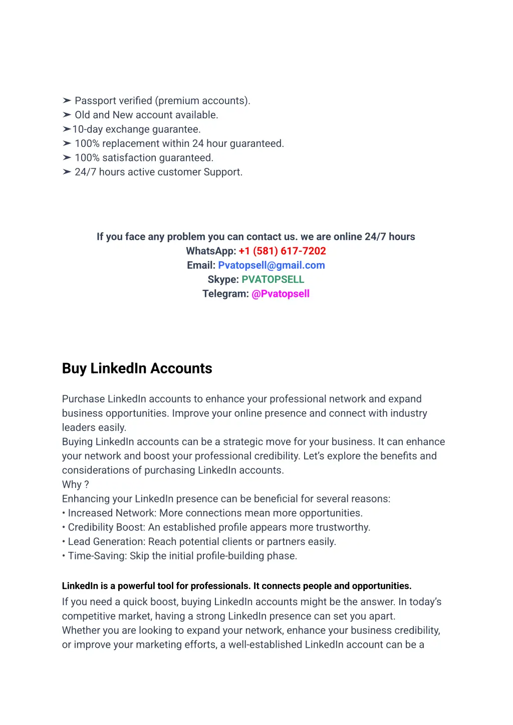 passport verified premium accounts