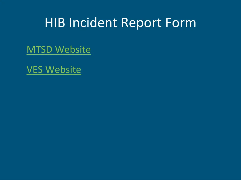 hib incident report form