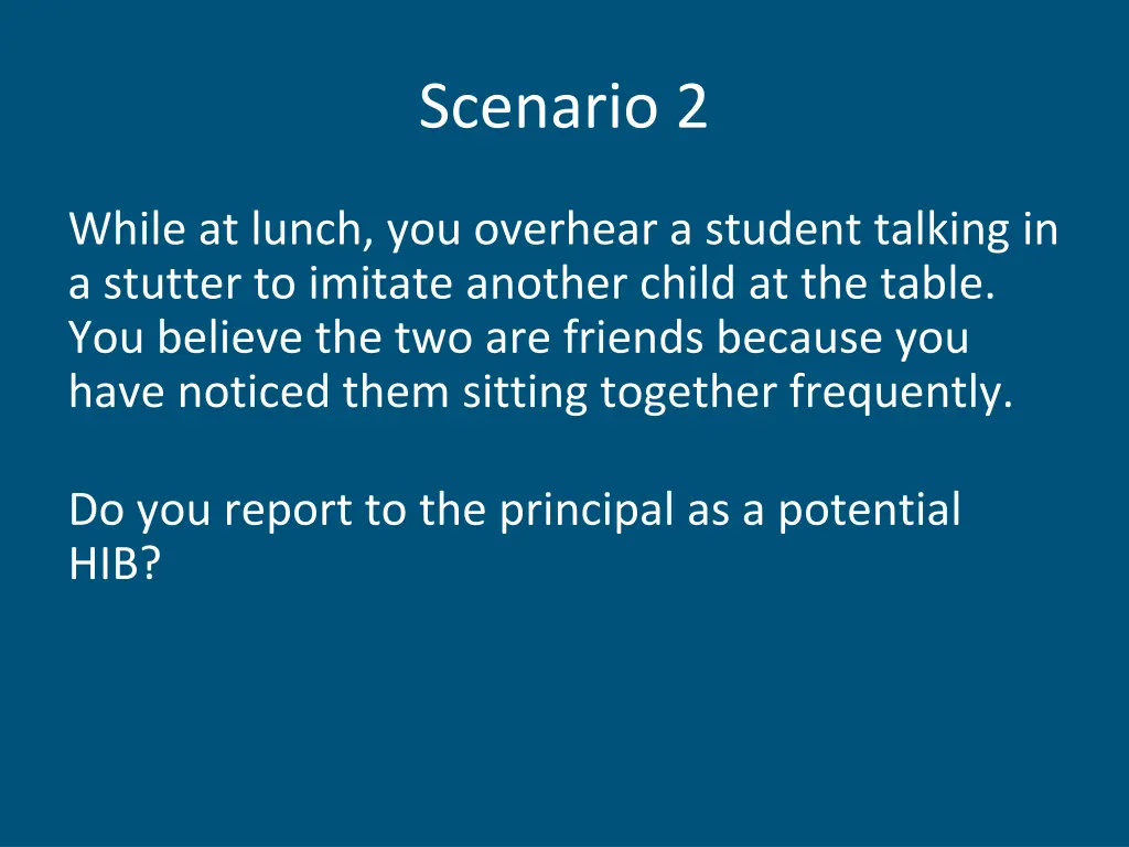 scenario 2
