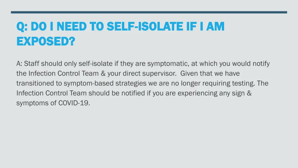 q do i need to self q do i need to self isolate