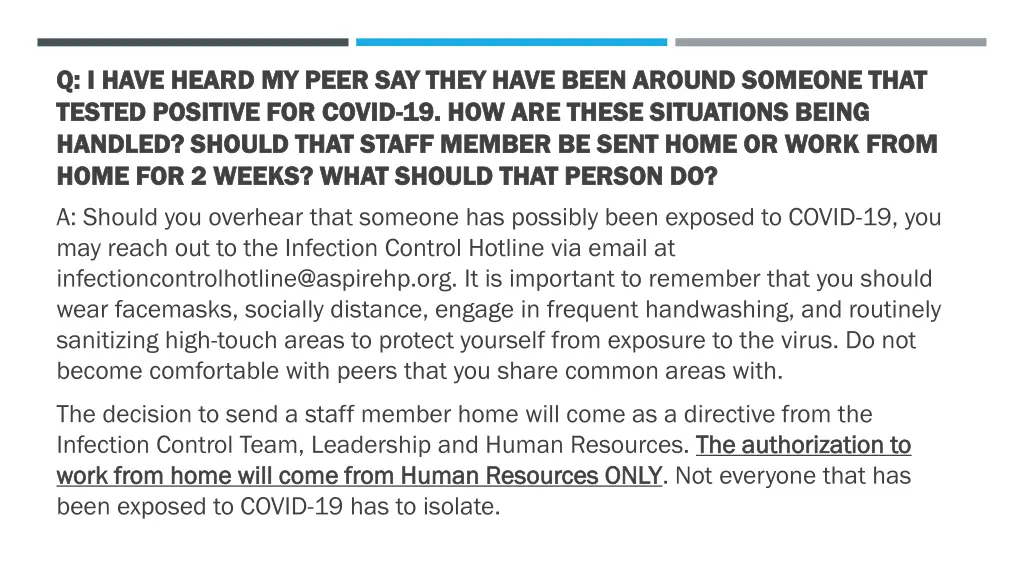 q i have heard my peer say they have been around