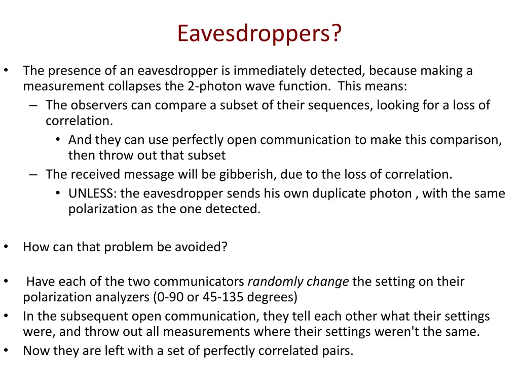 eavesdroppers