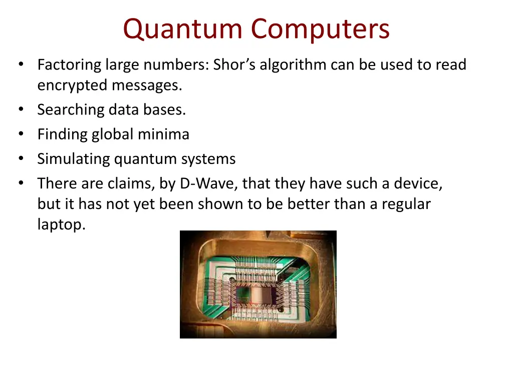 quantum computers factoring large numbers shor