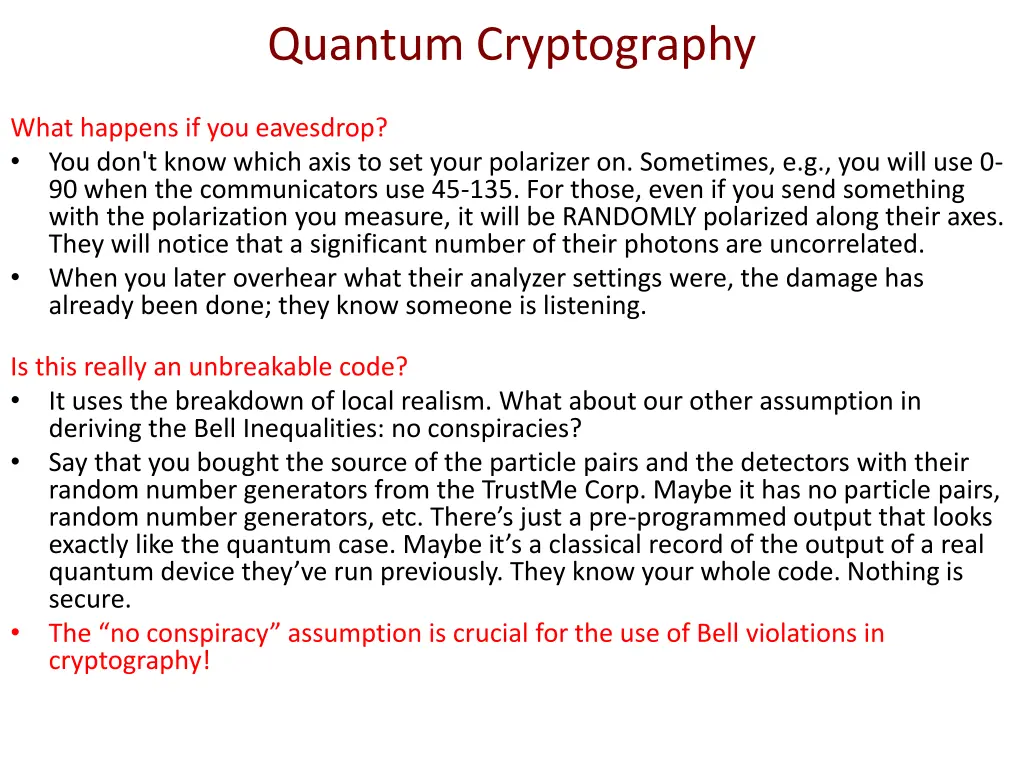 quantum cryptography