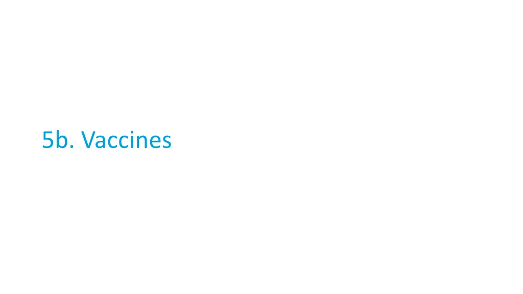 5b vaccines