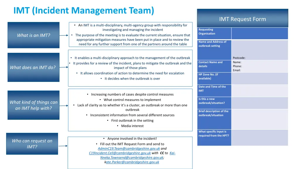 imt incident management team