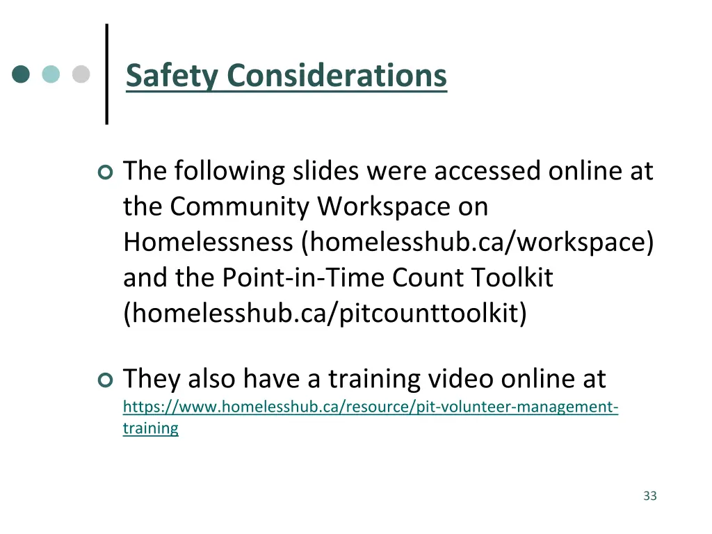 safety considerations 1