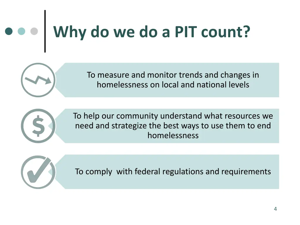 why do we do a pit count