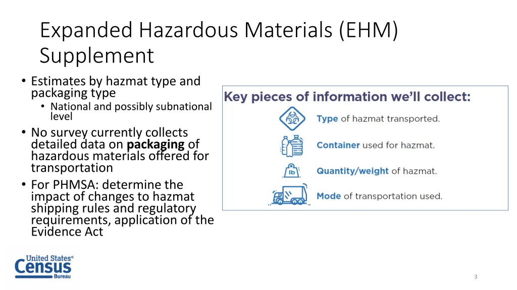 expanded hazardous materials ehm supplement