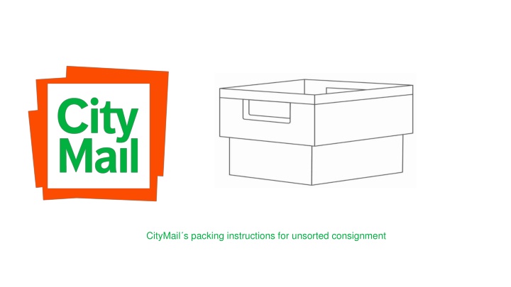 citymail s packing instructions for unsorted