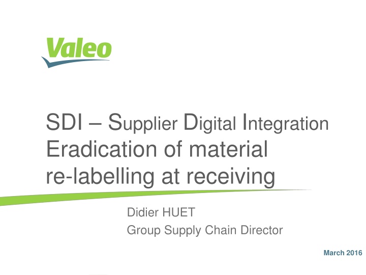 sdi s upplier d igital i ntegration eradication