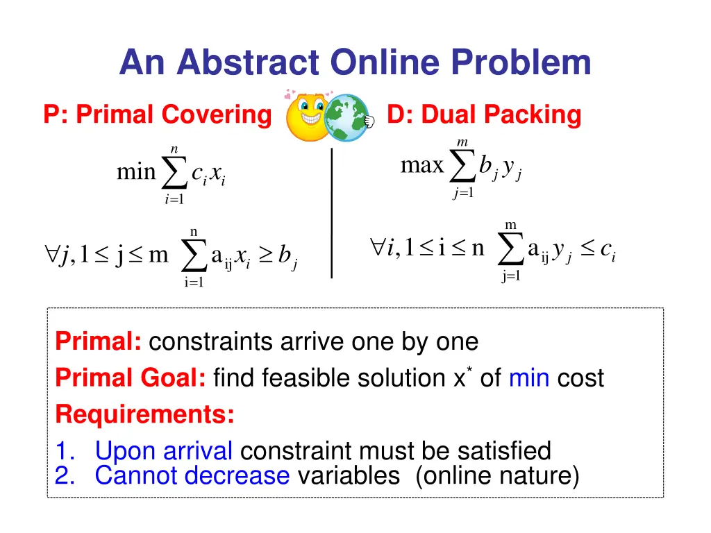an abstract online problem