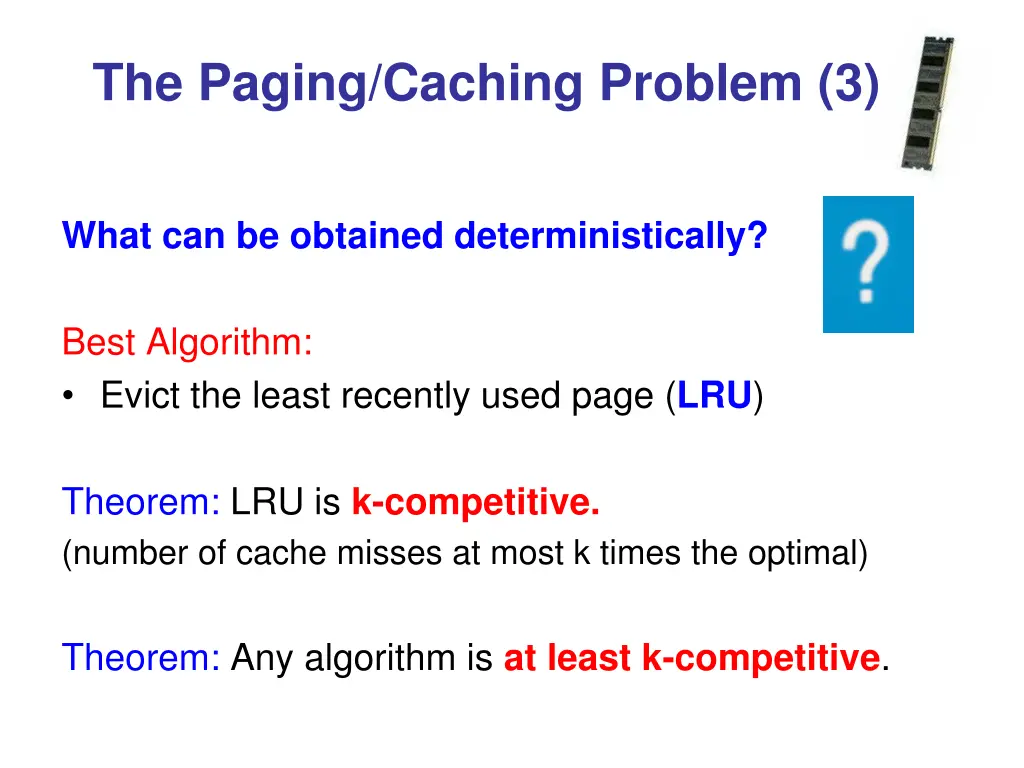the paging caching problem 3
